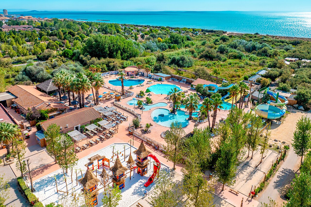 Camping Lou Village 4 étoiles à Vendres dans l'Hérault