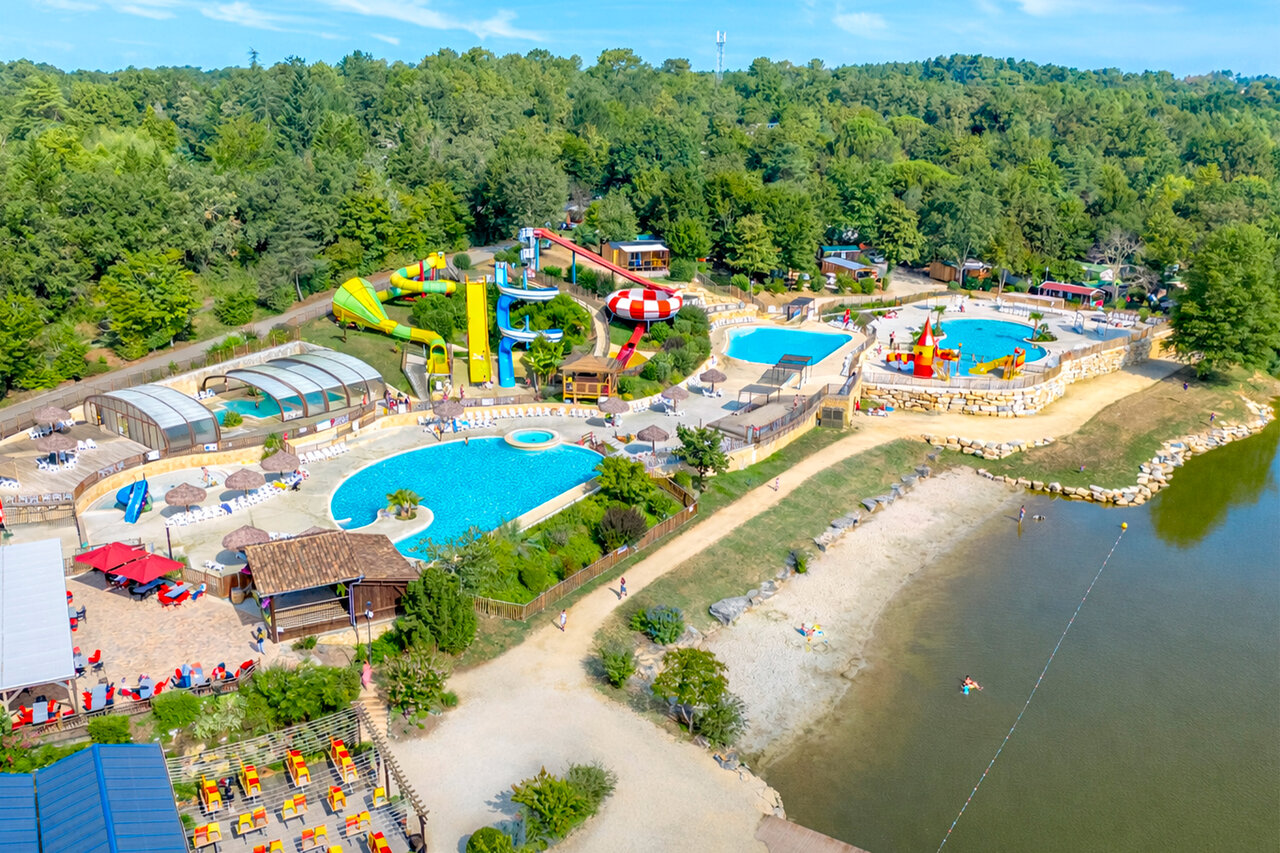 Camping Le Moulinal 5 étoiles à Biron en Dordogne