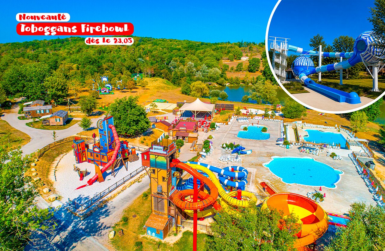 Camping Ullule 4 étoiles à Tournon-d'Agenais en Lot-et-Garonne