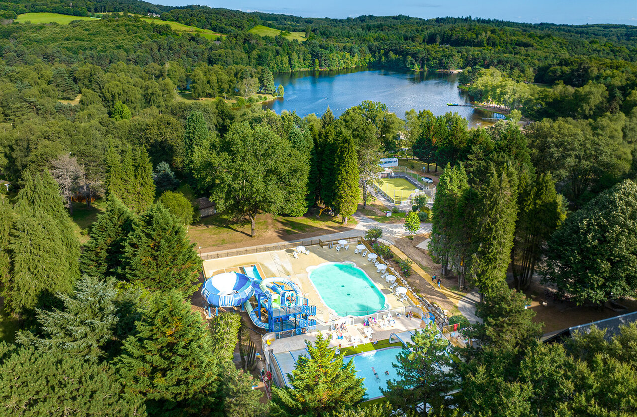 Camping Lac de Miel 4 étoiles à Beynat en Corrèze