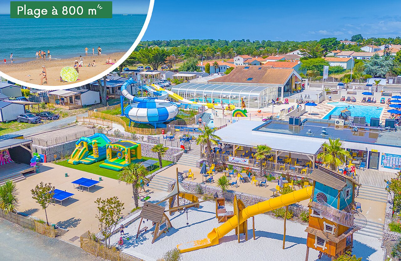 Camping Le Brandais 3 étoiles à Brem-sur-Mer en Vendée