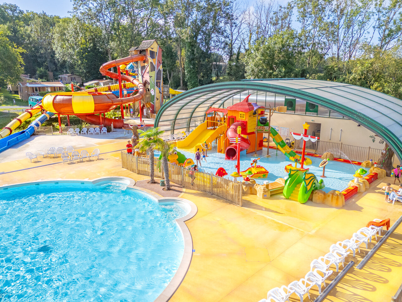 Parc aquatique du Camping Fredland