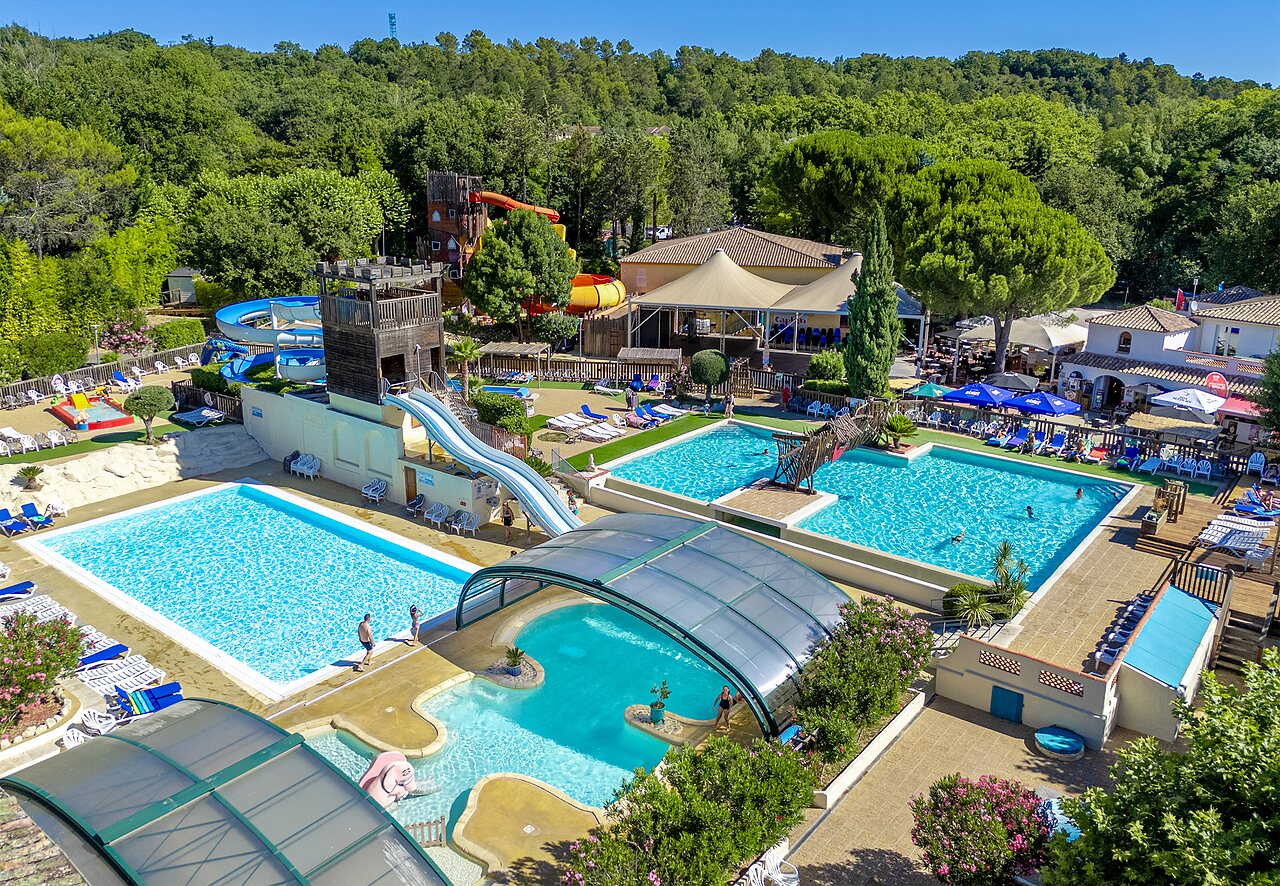 Parc aquatique du Camping Les Fumades