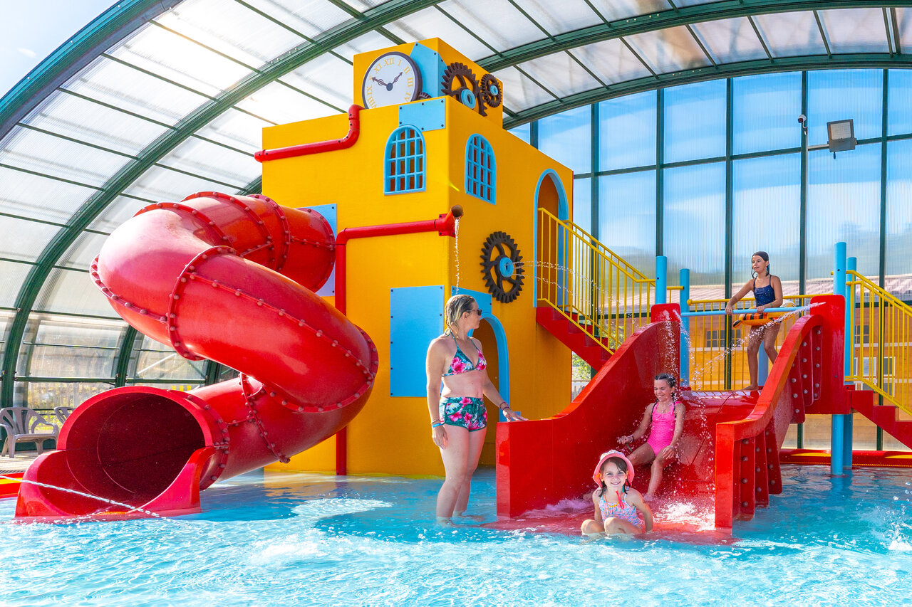 Parc aquatique du Camping Le Merle Roux