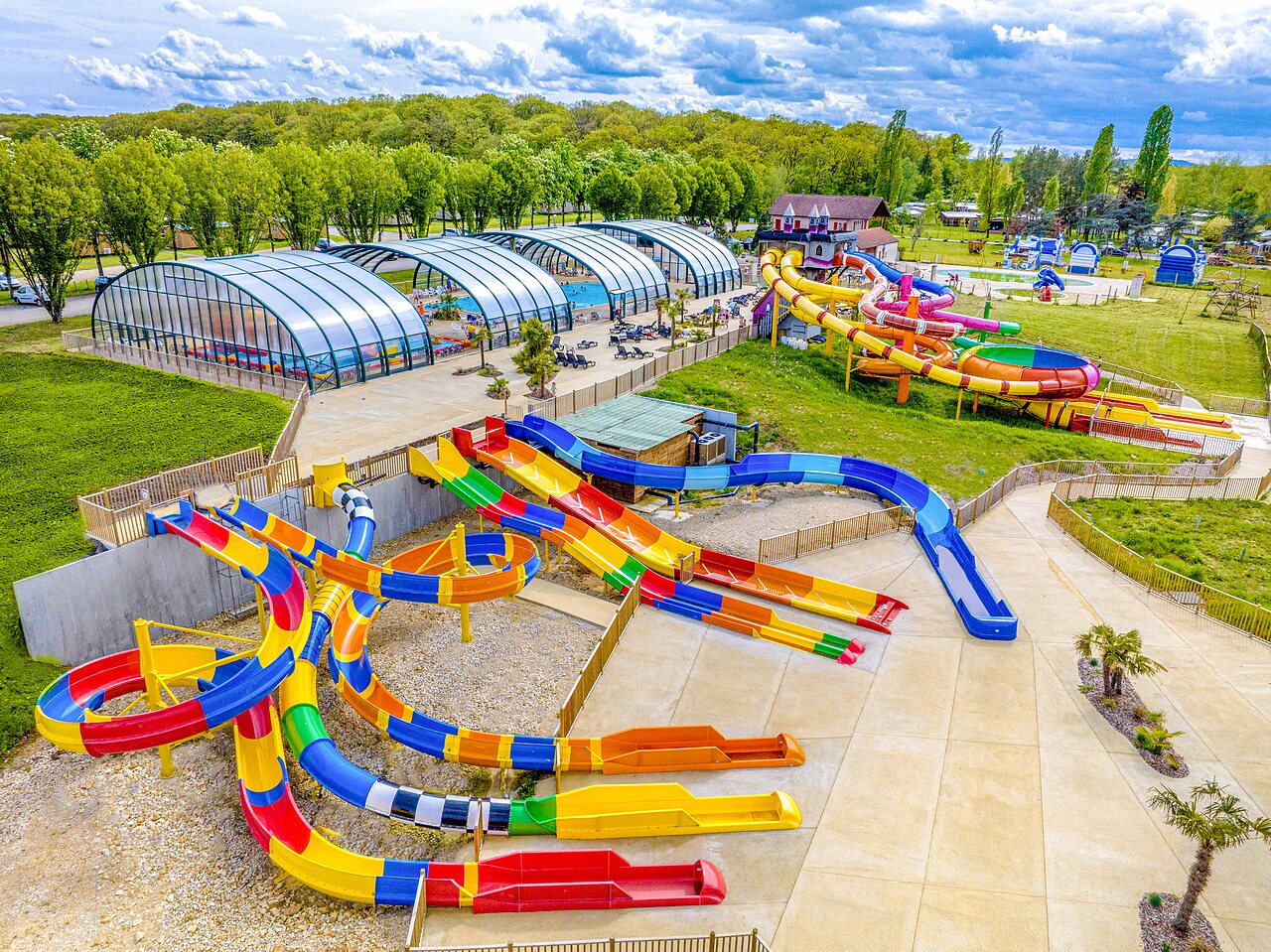 Parc aquatique du Camping La Mirabelle