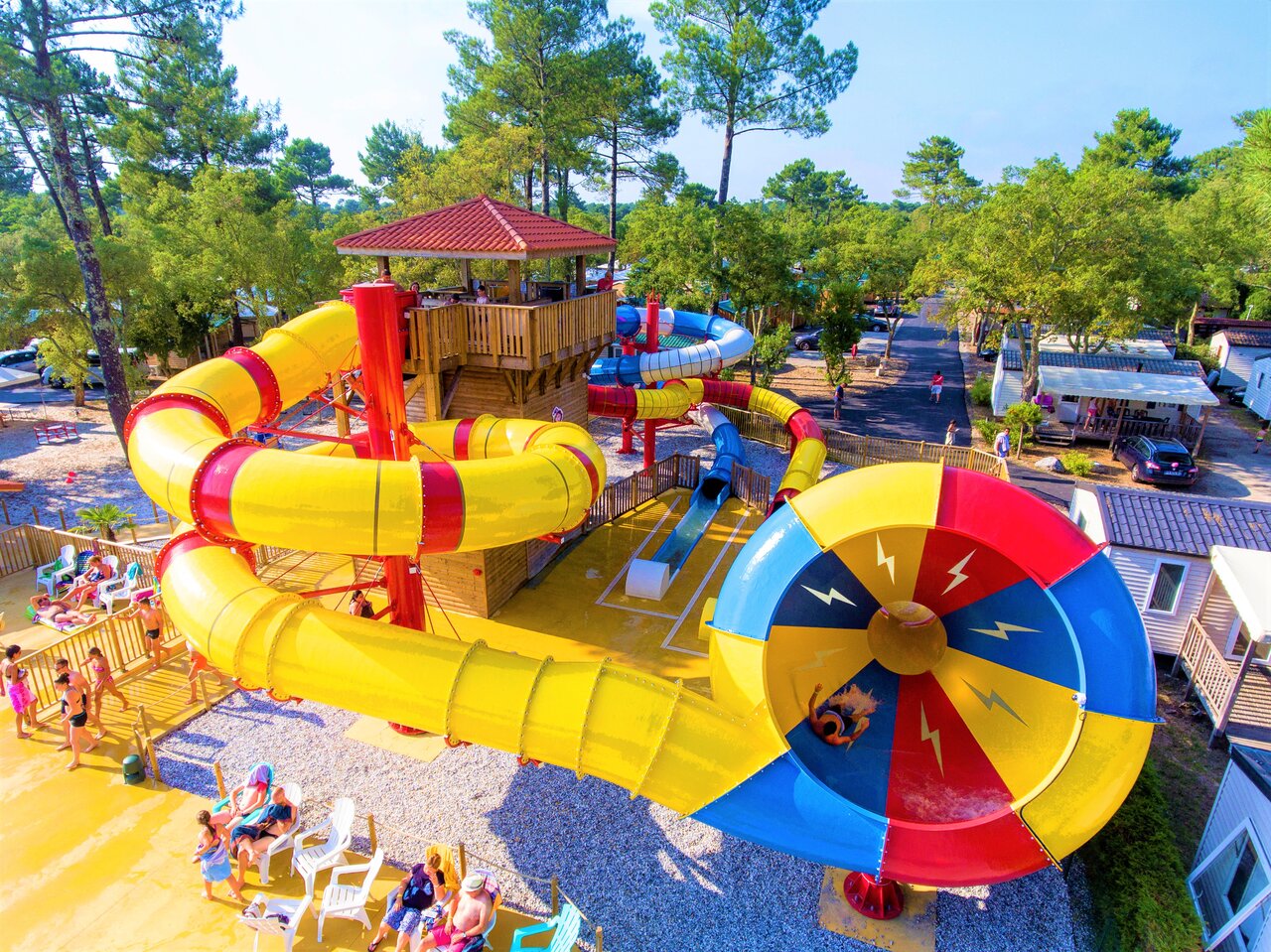 Parc aquatique du Camping Sud Land