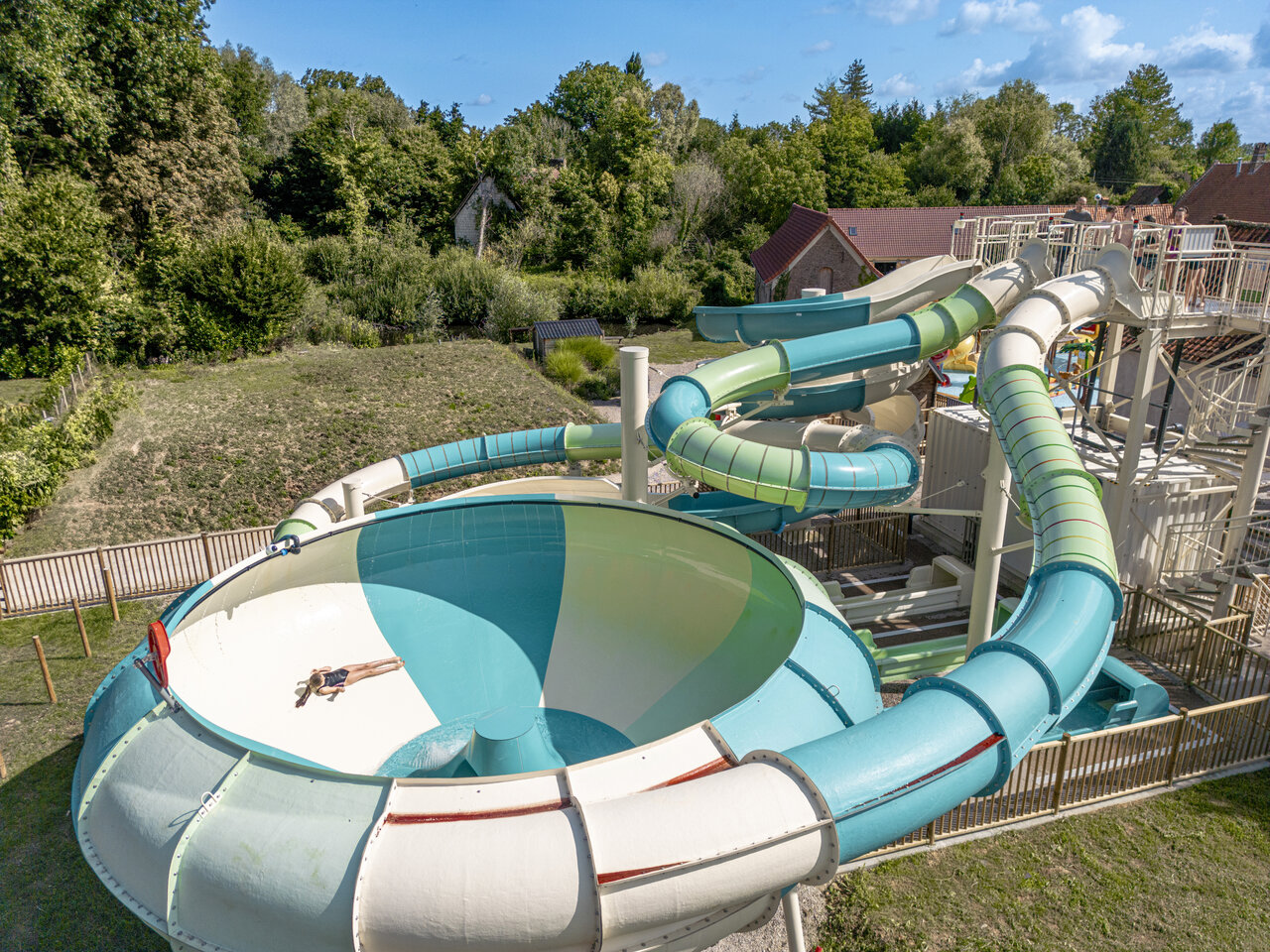 Parc aquatique du Camping La Ferme des Aulnes