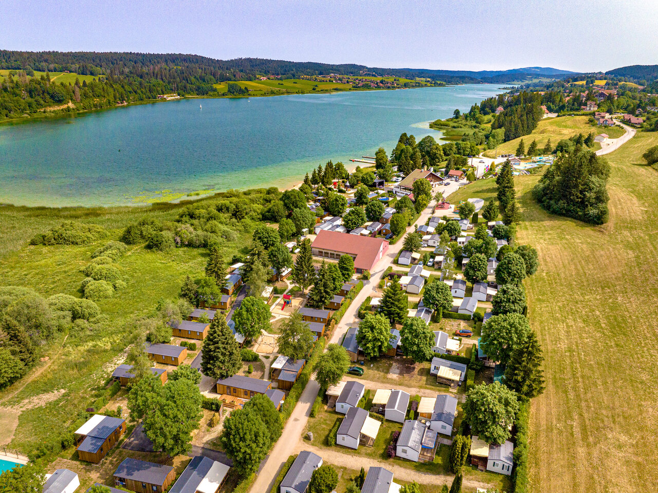 Toboggans aquatiques du Camping Les Fuvettes