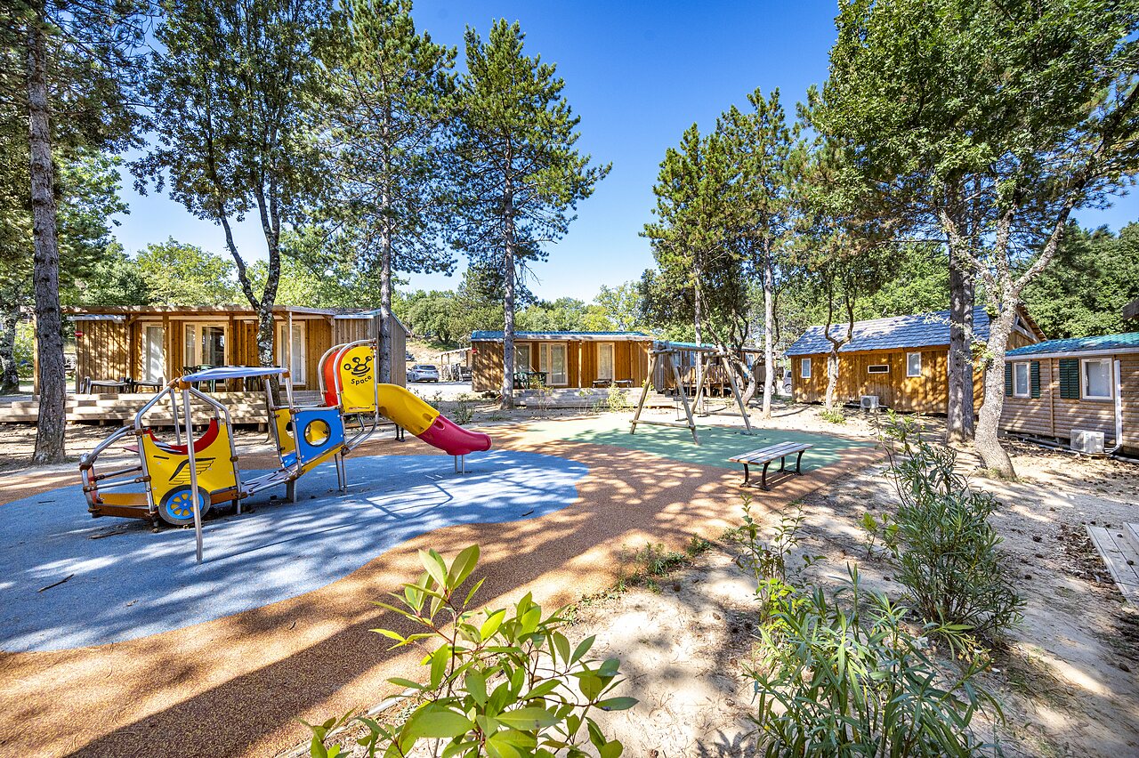 Toboggans aquatiques du Camping Imbours
