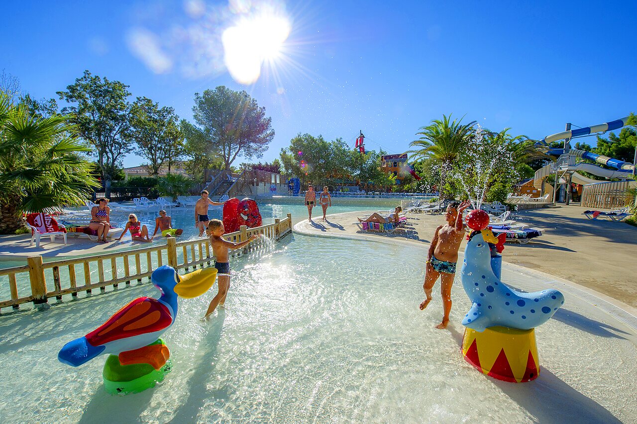 Toboggans aquatiques du Camping La Nina