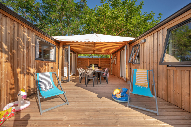 Mobil-home Tribu Top Presta 10 pers — Camping Le Bois Joly