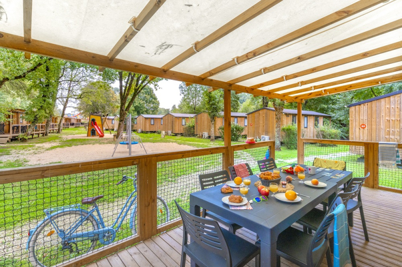 Mobil-home Resort Top Presta 6 pers — Camping Le Moulin de Cadillac