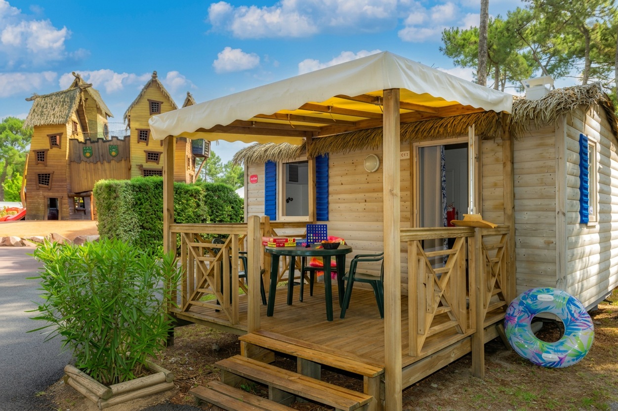 Mobil-home Mini Habana Top TV — Camping Zephir