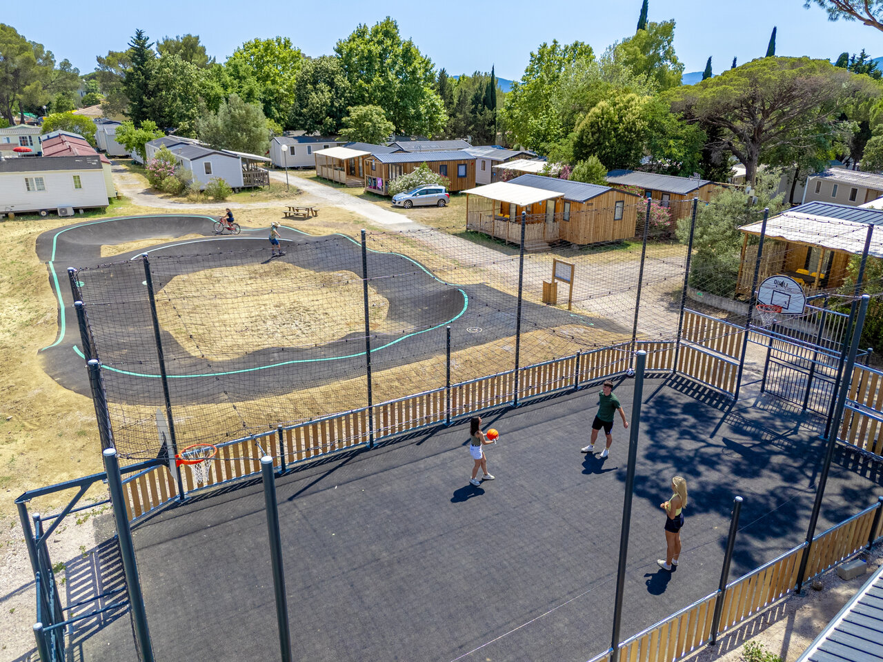 Pataugeoire ludique du Camping Le Fréjus