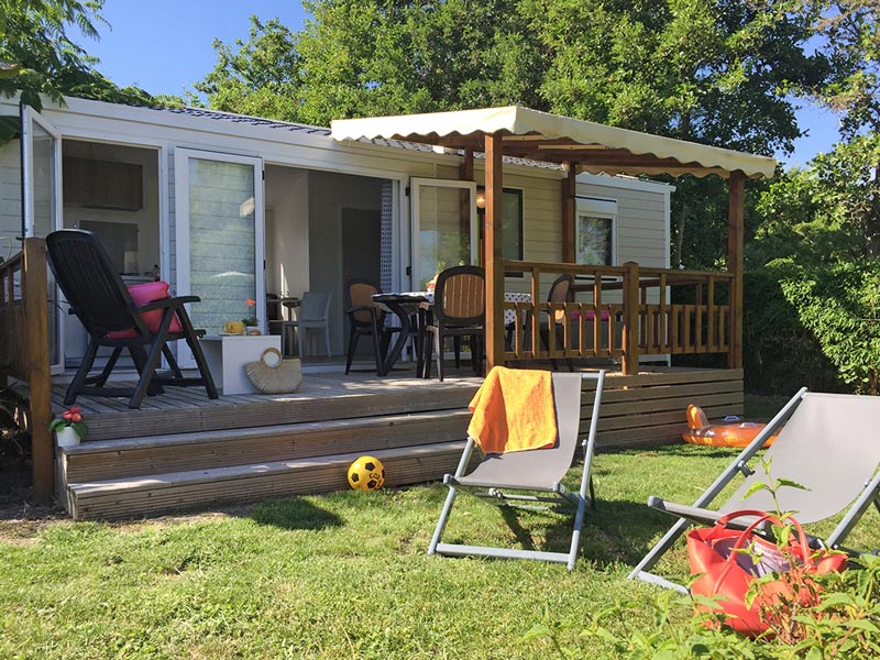 Mobil-home Sun Top Presta 4/6 pers — Camping Les Cabanes d'Oléron
