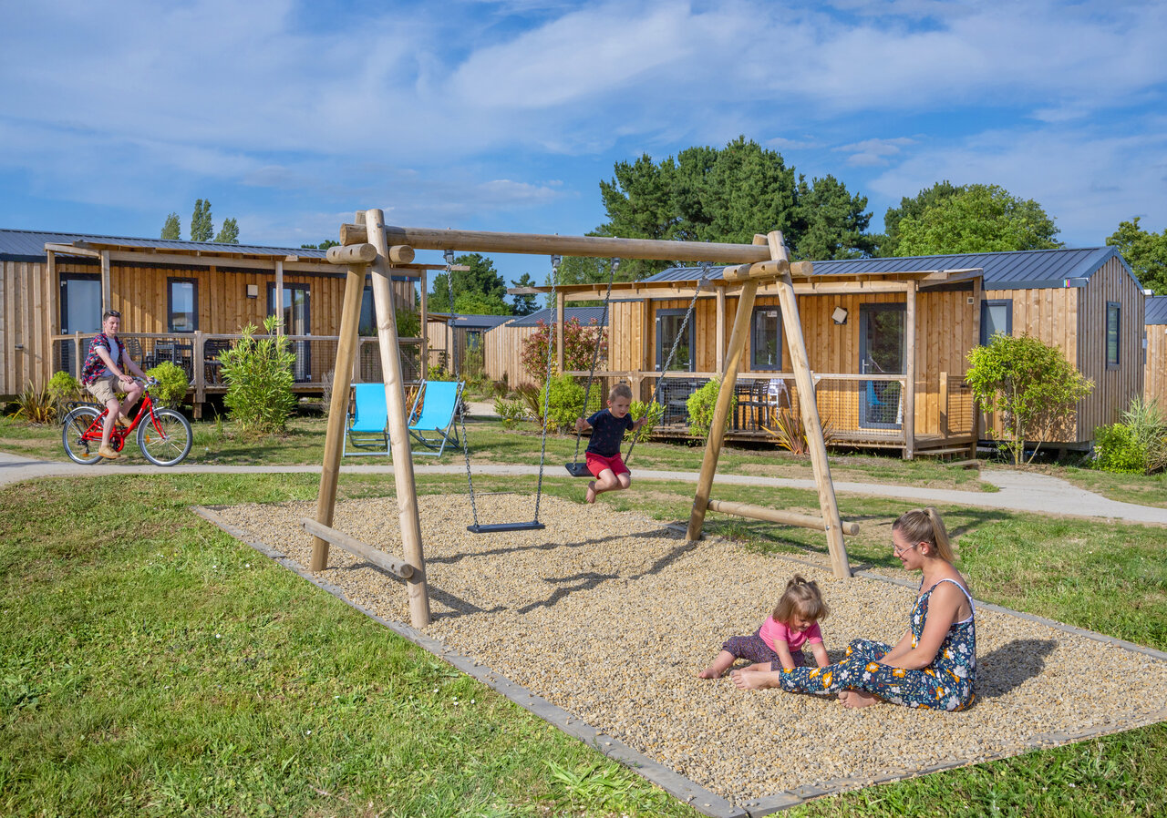 Jeux pour enfants au Camping Lac de Ribou