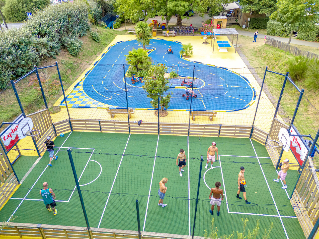 Vue d'ensemble du Camping L'Eve à Saint-Marc-sur-Mer
