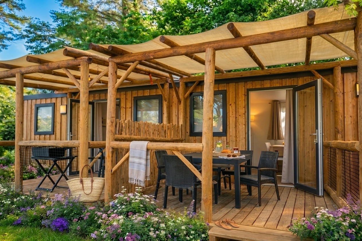 Mobil-home Mini Habana Duo Top Presta — Camping Mer et Soleil