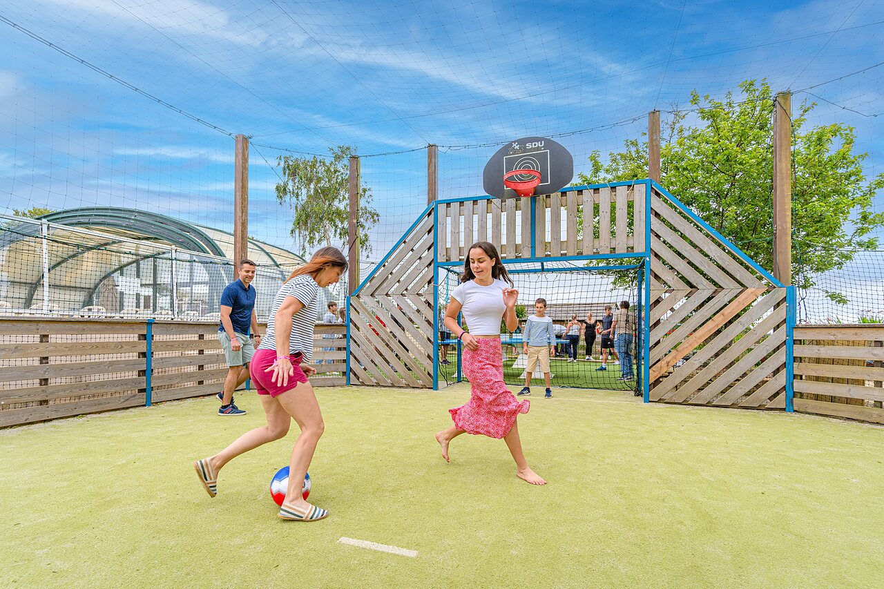 Terrasse du Camping Saint Laurent