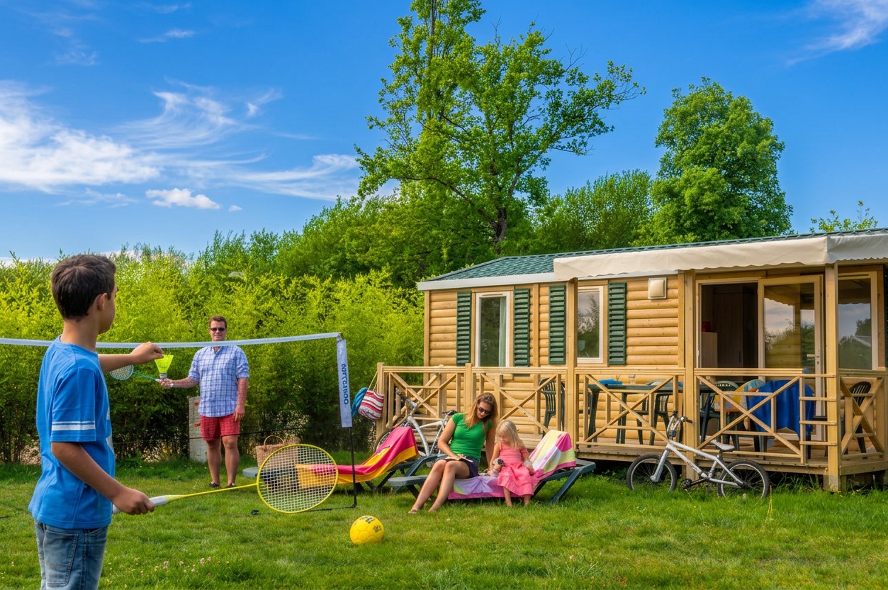 Mobil-home Sun Top Presta — Camping Hauts de Ratebout