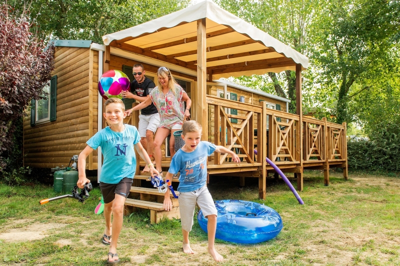 Mobil-home Resort Top Presta — Camping Le Paradis de Bazas