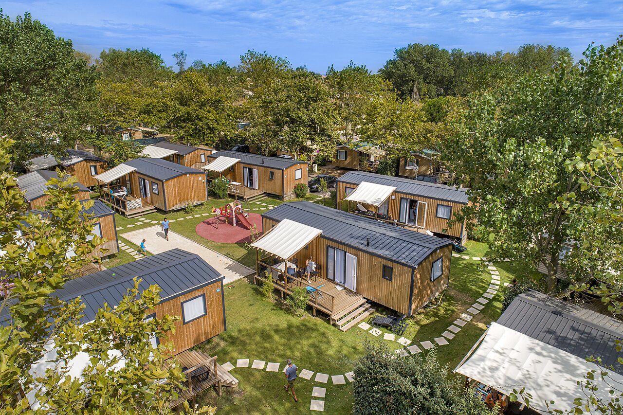 Cadre languedocien du Camping Teorix