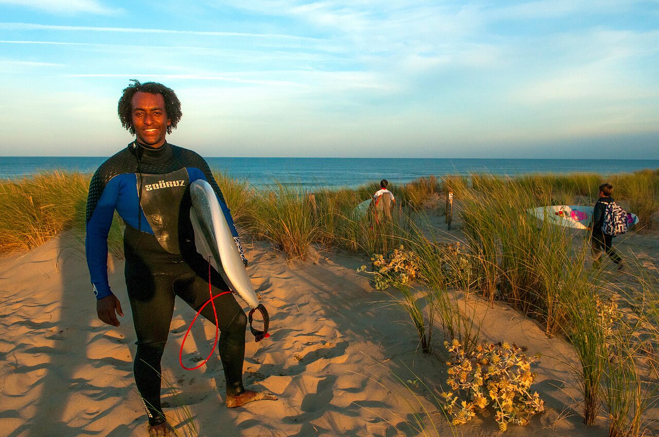 Cadre boisé du Camping Zephir
