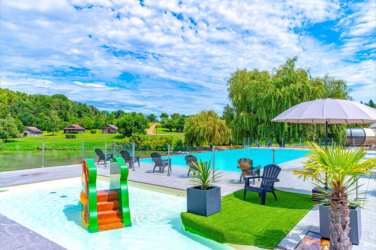 Emplacements du Camping Grand Cerf