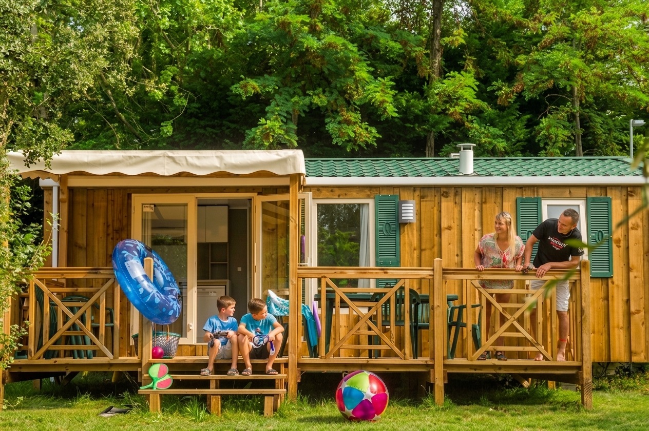 Mobil-home Sun Top Presta — Camping Le Merle Roux
