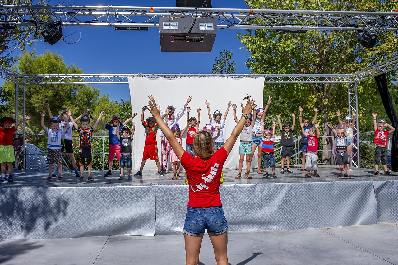 Terrasse du Camping La Nina