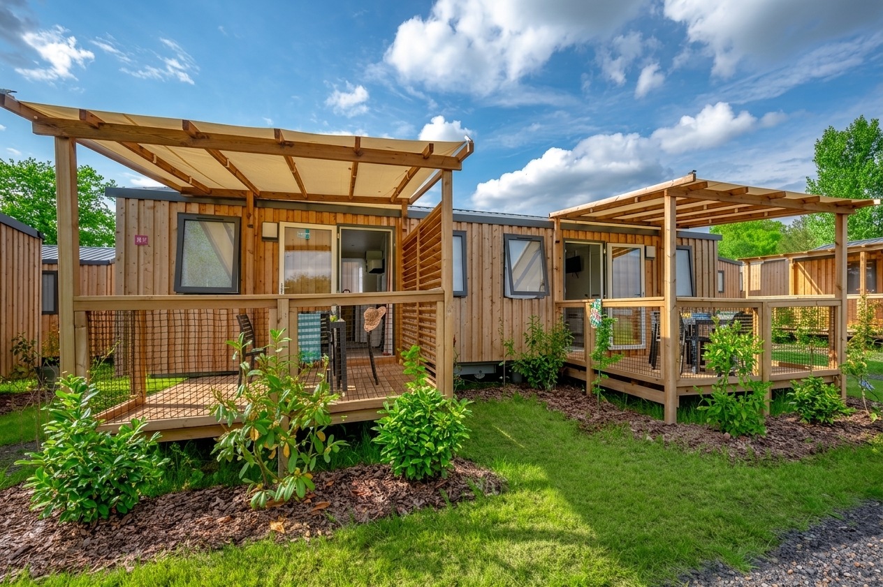 Mobil-home Mini Habana Duo Top Presta — Camping L'Eve