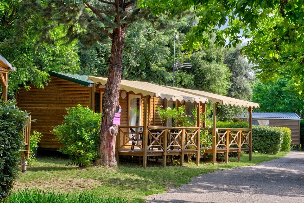 Mobil-home Mini Habana Duo — Camping Lila