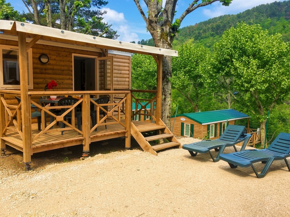 Mobil-home Mini Habana — Camping Les Plantas