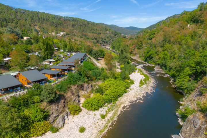 Chalet Bubble+ Vue Rivière — Camping Eyrieux