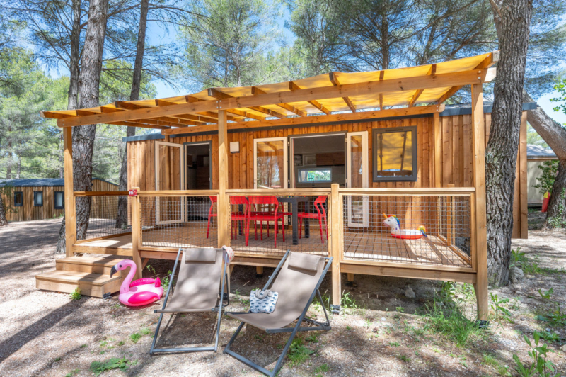 Mobil-home Rose Top Presta Placette — Camping Lac de Miel