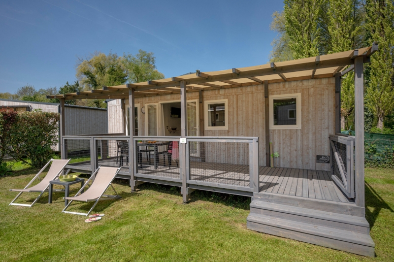 Mobil-home Rose Top Presta 4 pers — Camping La Ferme des Aulnes
