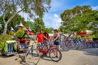 Vélos, remorques enfants et location de vélos au camping An Trest