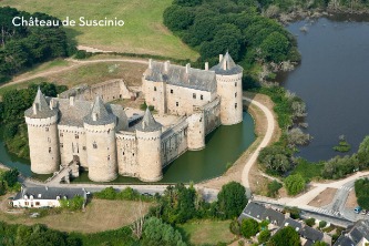 Château de Suscinio, monument historique près de Sarzeau, Morbihan