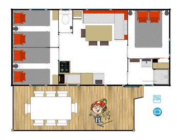 Resort Top TV – Mobilhome Camping Le Cénic Pénestin
